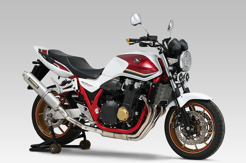 YOSHIMURA/ﾖｼﾑﾗ Slip-On ｻｲｸﾛﾝ LEPTOS EXPORT SPEC 政府認証 SS 　CB1300SB　21-25、CB1300SF　21-25　 110-47F-5450