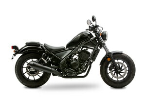 MORIWAKI/ﾓﾘﾜｷ NEO CLASSIC BLACK S/O REBEL / ﾚﾌﾞﾙ250 17-22 ﾏﾌﾗｰ ( 01810-HG1P6-10 )｜HCM　店