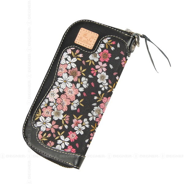 【ﾃﾞｸﾞﾅｰWEB定め事代わりになる店】 W-48K ﾛﾝｸﾞzipｳｫﾚｯﾄ 京桜 ﾌﾞﾗｯｸ