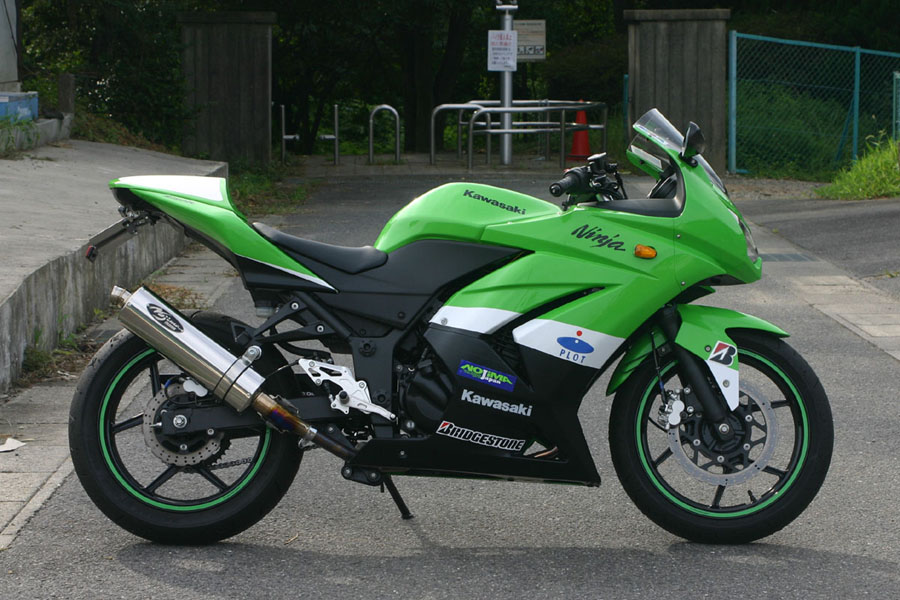 NOJIMA/ノジマ　GTミドル スリップオン Ninja250R 08-12　NMS626SGTM-CLK
