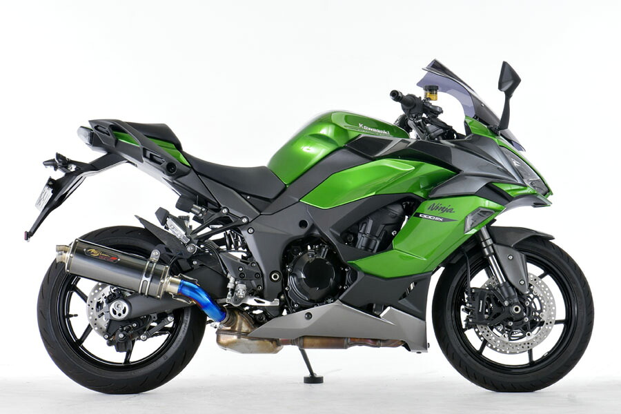 NOJIMA/ノジマ　GT-DLCチタンスリップオン パニア対応 Ninja1000SX 20-/1100SX 25-　NT664SGTDP-CLK