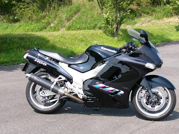 90- ZZR1100C/D ﾉｼﾞﾏ FASARM S TITAN 機械曲ﾏﾌﾗｰ ｶｰﾎﾞﾝ ( ntx605vc )