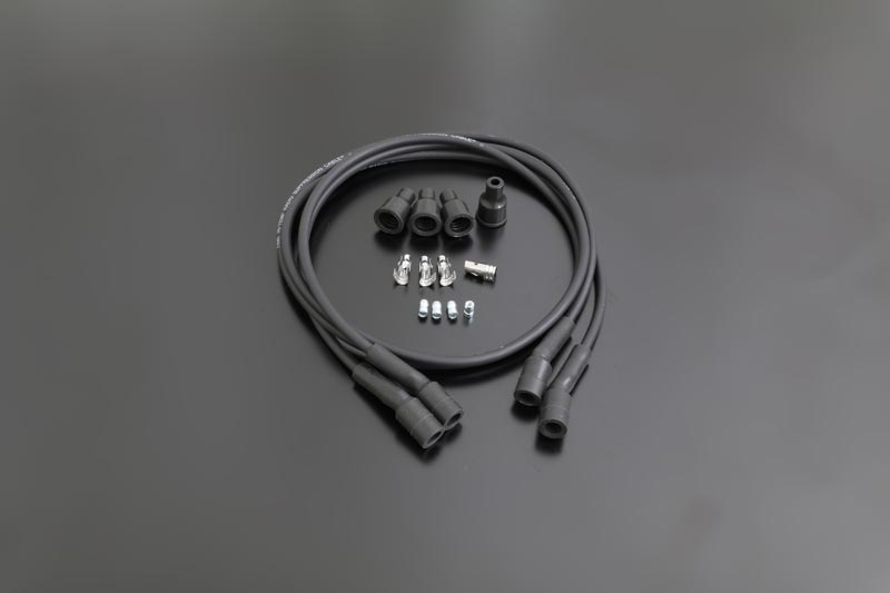 【PMC.Inc】 DYNATEK ｽﾊﾟｰｸﾌﾟﾗｸﾞﾜｲﾔｰ ｺｰﾄﾞ直径7mm ｶｰﾎﾞﾝ素材 (品番 11DW600 )