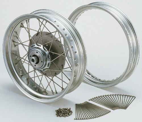 D.I.D ポリッシュ E型 アルミリム 2.50-18 Z系 Z2 Z1 KZ D.I.D