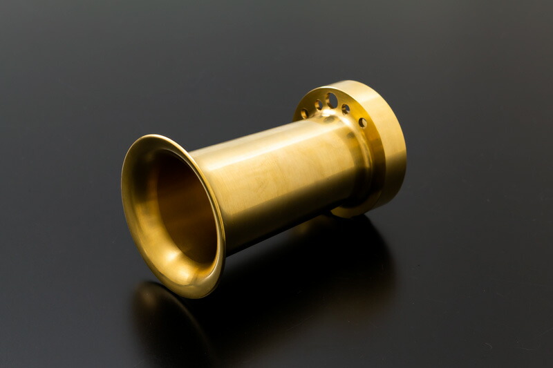 【PMC.Inc】 CR用ﾋﾞﾚｯﾄｴｱﾌｧﾝﾈﾙ 真鍮製 (ｽｰﾊﾟｰﾛﾝｸﾞ/90mm) (品番 187-303 )
