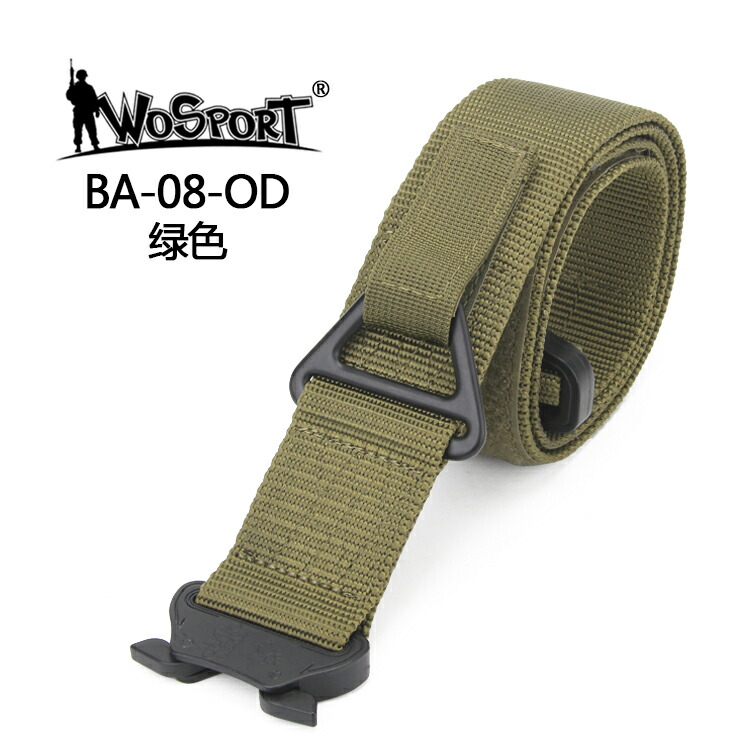 WoSporT TAGスタイル Cobraバックルリガーベルト OD画像
