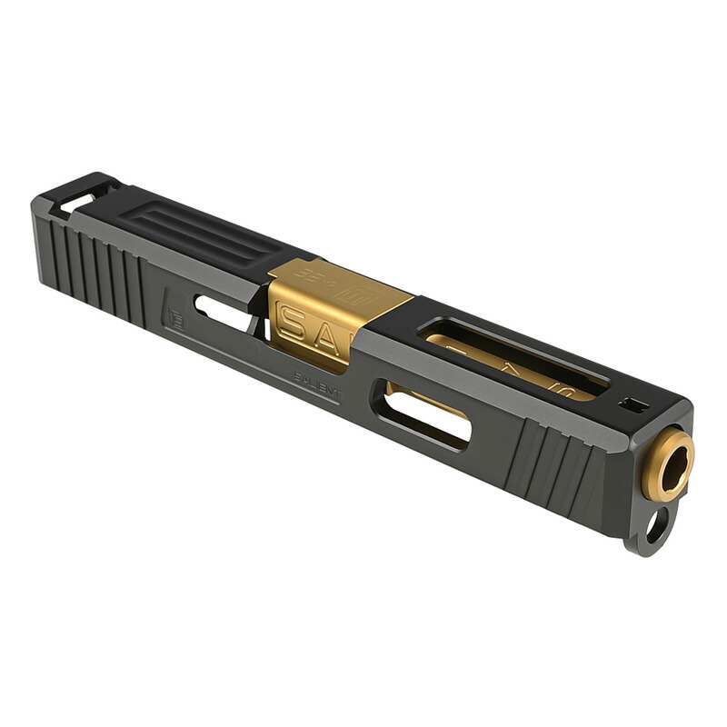 Guns Modify Glock19 SAI Tier Oneスタイルアルミスライドセット SF Special Edition (Goldバレル/東京マルイ対応)｜H．T．G．店