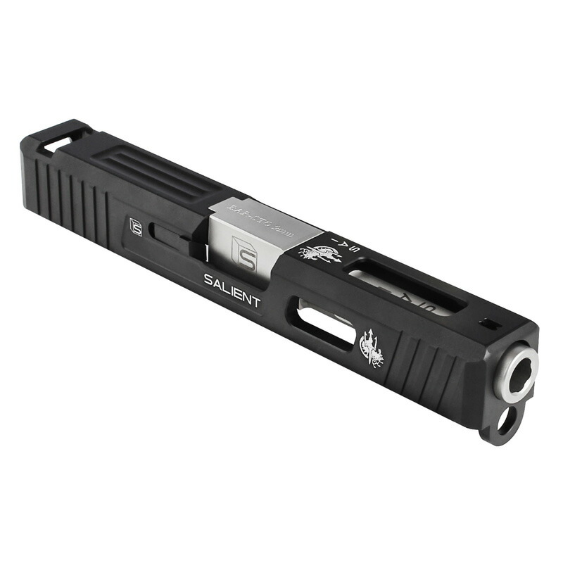Guns Modify Glock17 SAI Tier Oneスタイル RMRスライド タクティカルバレルセット (Goldバレル 14mm逆ネジ 東京マルイ対応)