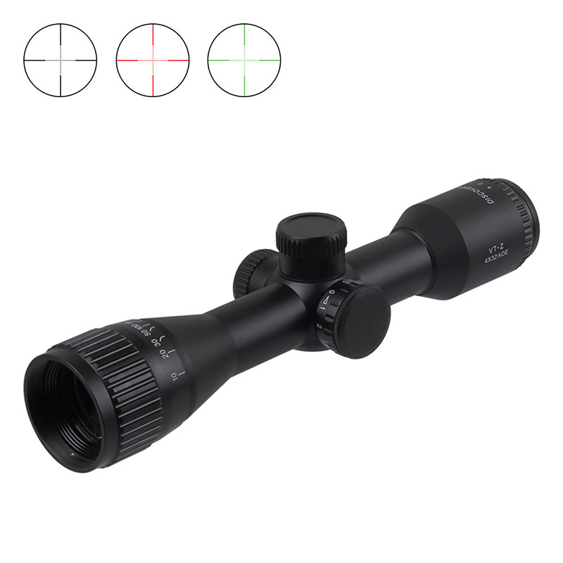 DISCOVERY VT-Z 4&times;32 AOEライフルスコープ ブラック BK Black 20mmレール 4倍固定｜H．T．G．店