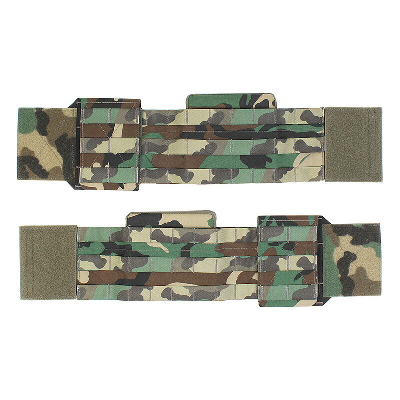 PEW Tactical HSP Thoraxスタイル カマーバンド＆サイドエントリーパネル Lサイズ/ウッドランド