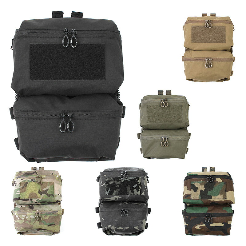 PEW Tactical FCスタイル バックパネルダブルポーチ｜H．T．G．店