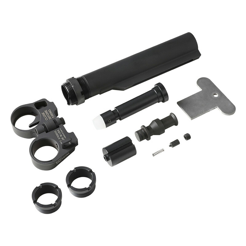 BJ Tac Law Tacticalタイプ フォールディングストックアダプター GEN3-M BK(東京マルイMWS用)