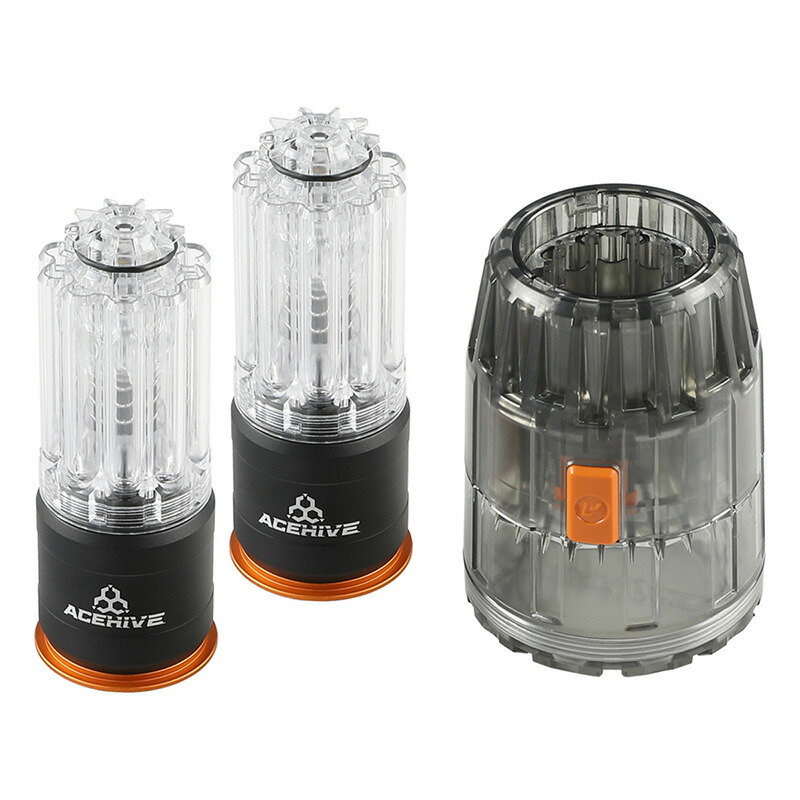 【訳あり】ガスカート　9点セット　SHS グレネードガスカート ACETECH:AceHive グレネード用 40mmガスカートx2個+Spawnerガス