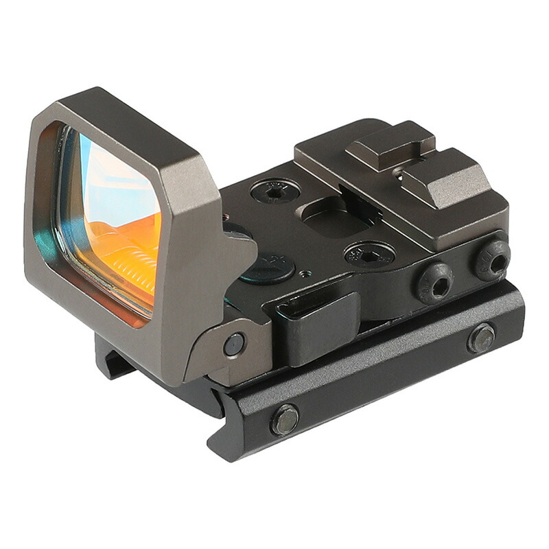 SOTAC GEAR NR VISMスタイル FlipDot フォールディングリフレックスサイト ドットサイト Dark Earth ダットサイト レプリカ 光学照準器 ハンドガン