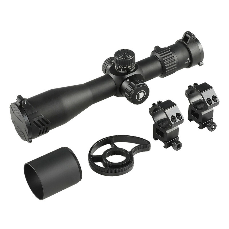 DISCOVERY HT 3-12X40SF コンパクト ライフルスコープ Black 20mmレール 3-12倍率
