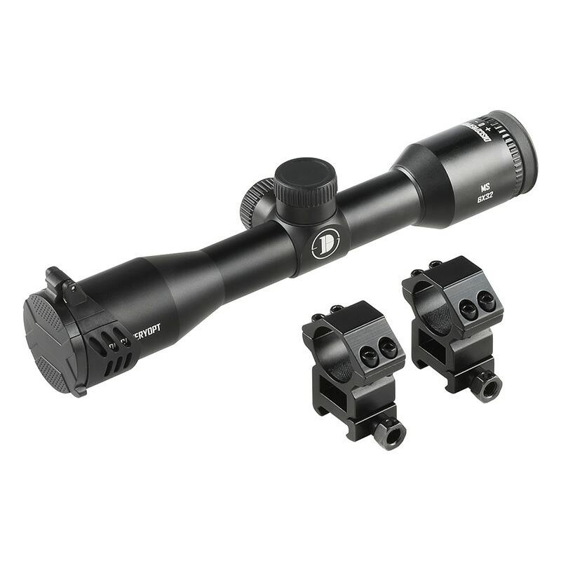 DISCOVERY MS 6×32 MilDot ライフルスコープ Black 20mmレール 6倍固定