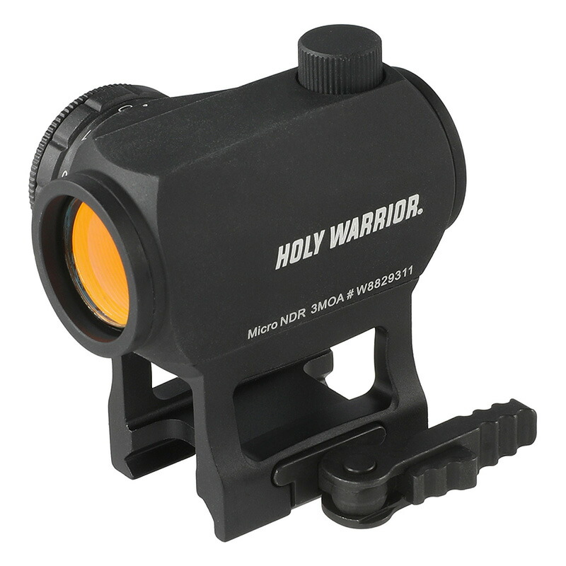HOLY WARRIOR マイクロ ドットサイト Black/Red(ハイマウント/ローマウント付)