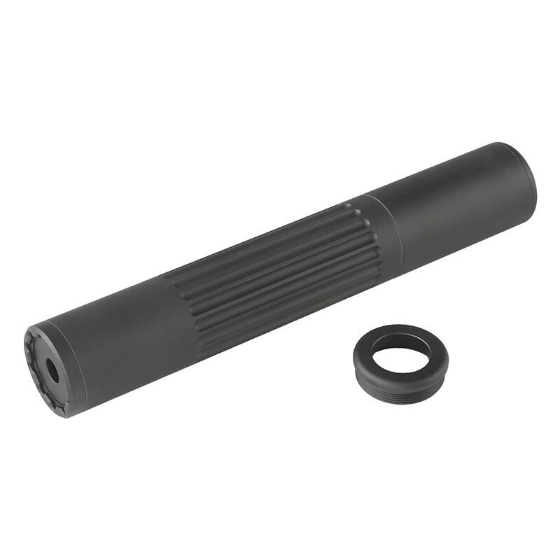 Modify OBserver トレーサー対応 オーバーバレル モックサプレッサー Black(14mm逆ネジ)