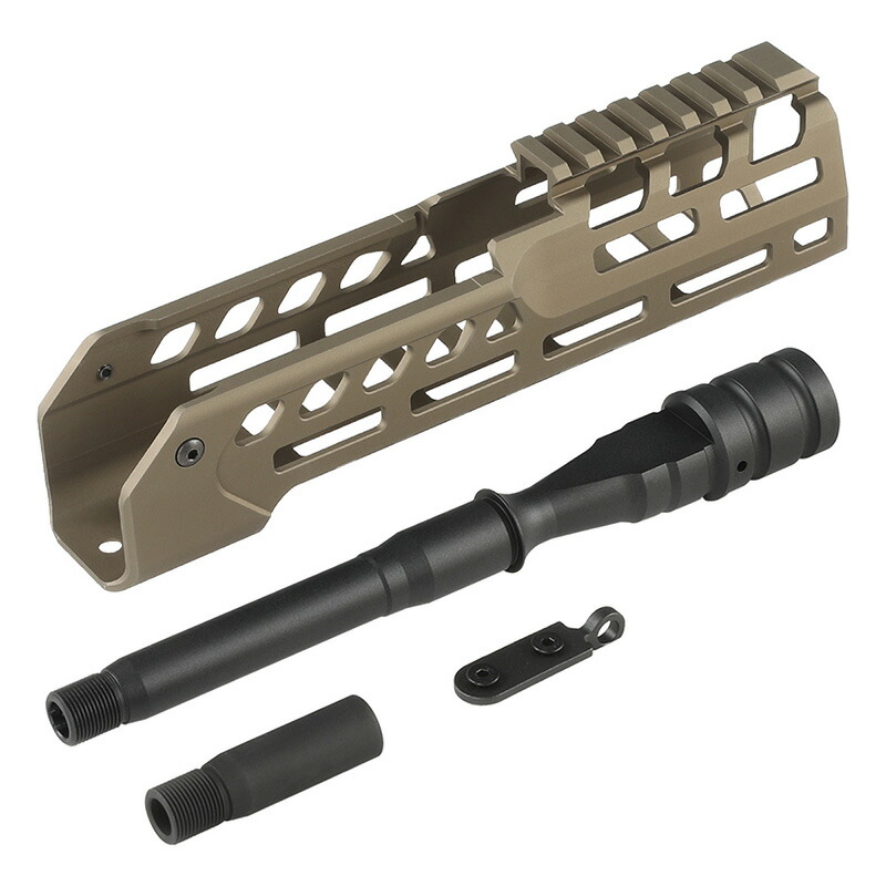 楽天市場】Airsoft Artisan Spearタイプ 10inch M-LOKハンドガード