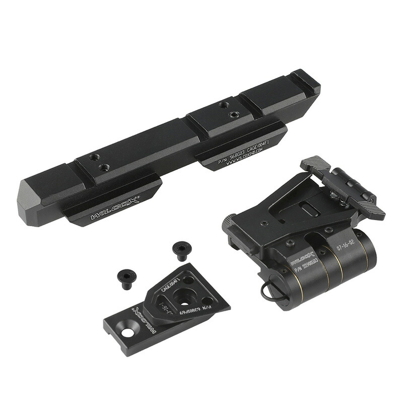 SOTAC GEAR WILCOXタイプ サイドフリップマウント(左展開)＆ ライザーセット 5/8inch 20mmレール対応 Black 7,623円
