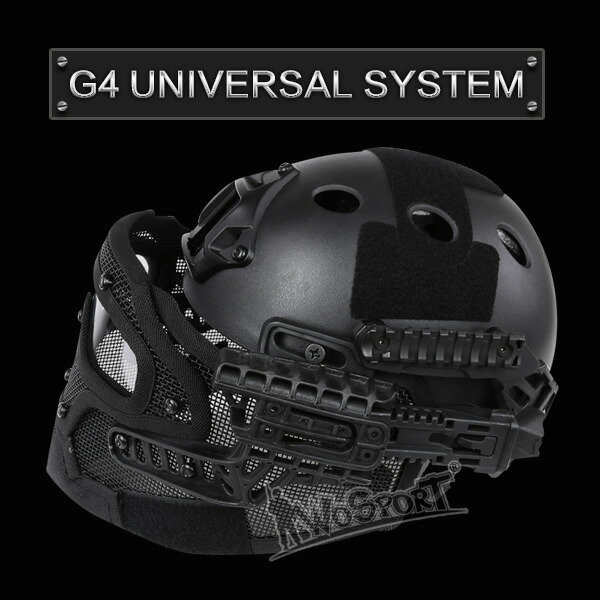 【ポイント10倍!2月12日8時59分まで】WoSporTタクティカルヘルメットメッシュマスク付TAN