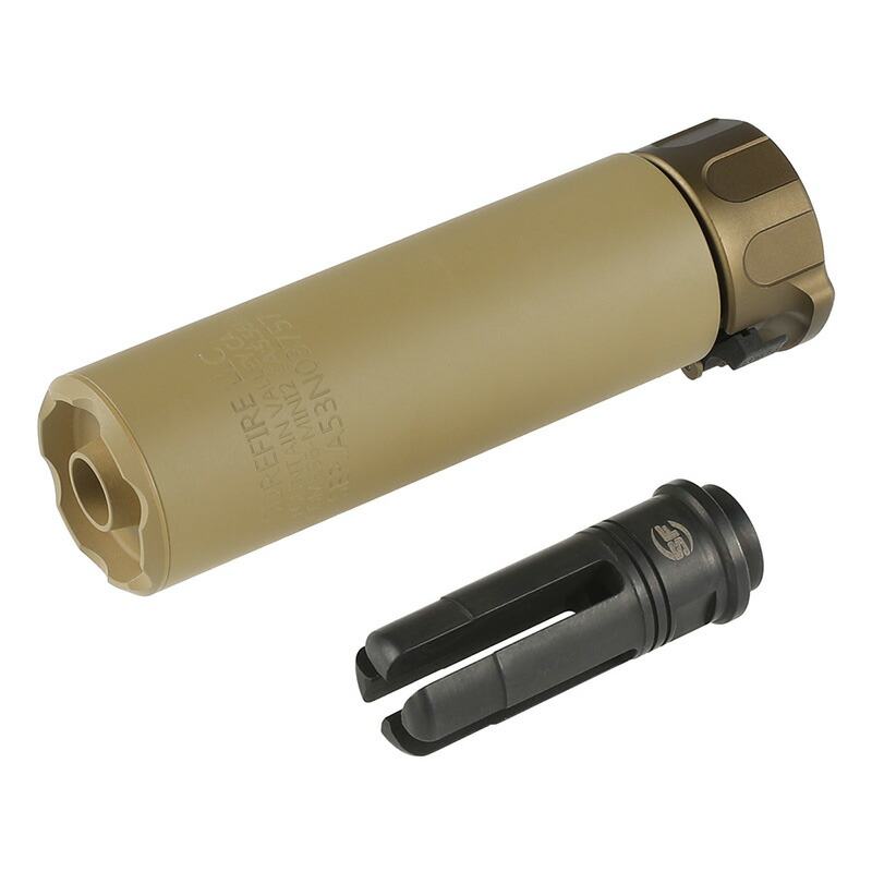 5KU SF SOCOM556-MINI2タイプ サプレッサー DE (14mm逆ネジ)