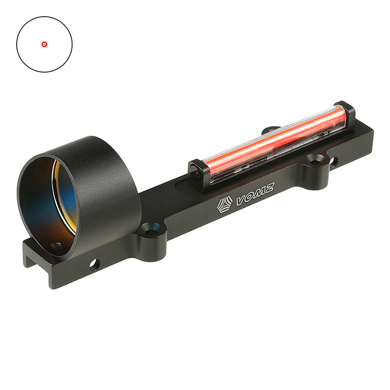 VM PF01×25スタイル ファイバードットサイト BK レッドレティクル