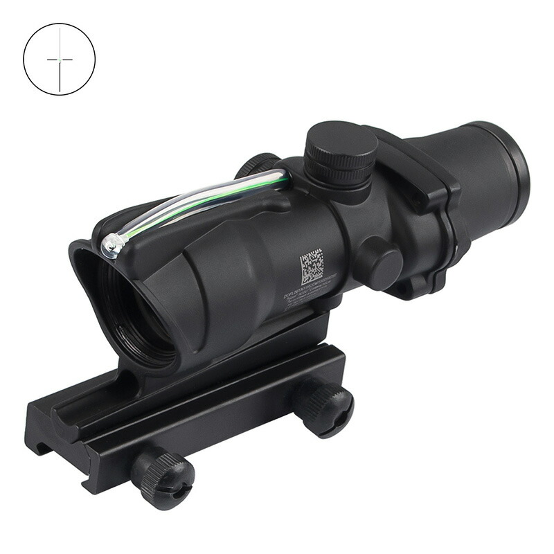 TR ACOG TA31タイプ スコープ 集光式 グリーンレティクル ブラック BK Black 20mmレール 4倍固定