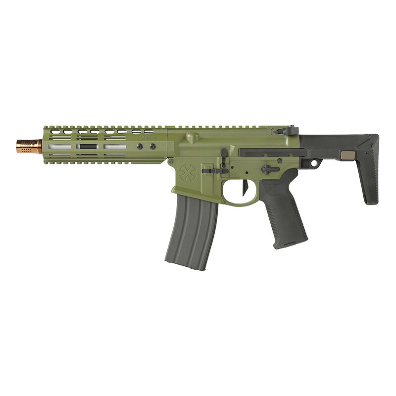 EMG/DE Airsoft NOVESKE N4 GHETTO BLASTER 7.94inch ガスブローバックライフル Bazooka Green (OfficialLicense)｜H．T．G．店