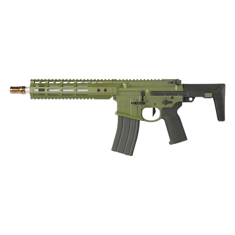 EMG/DE Airsoft NOVESKE N4 GHETTO BLASTER 10.5inch ガスブローバックライフル Bazooka Green (OfficialLicense)