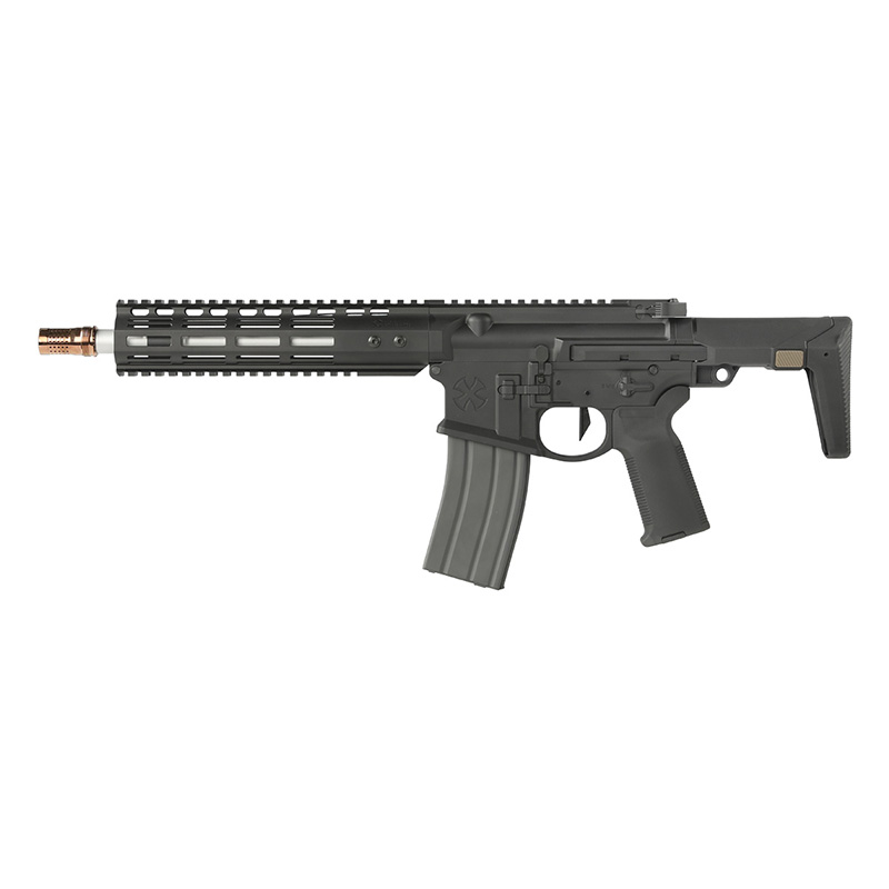 EMG/DE Airsoft NOVESKE N4 GHETTO BLASTER 10.5inch ガスブローバックライフル Black (OfficialLicense)
