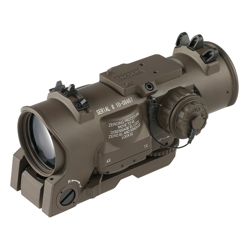 楽天市場】ELCAN Specter DR タイプ 4x 固定倍率 スコープ FDE CX5395