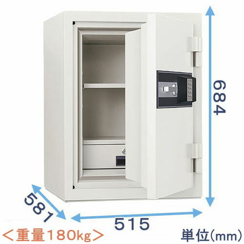 【金庫診断士のいる専門店】STJ-50E テンキー式 強化型耐火金庫 日本製【破壊・こじ開けに強い！防犯対策】盗難防止に固定もできる 家庭用金庫