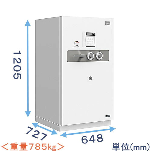 【金庫診断士のいる専門店】GAC-12C 防盗金庫 ICカードロック式 日本製【破壊攻撃から守る！防犯対策】事務所用金庫 盗難防止｜【創業100年】 ひめじやネット通販