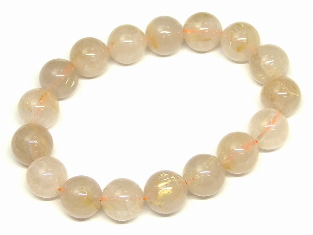 ジュエリーSHOPで購入 タイチンルチルクォーツブレス 約7.0㎜　長さ17cm 楽天市場】g3-1520A タイチンルチルクォーツ 7mm 5A 針水晶