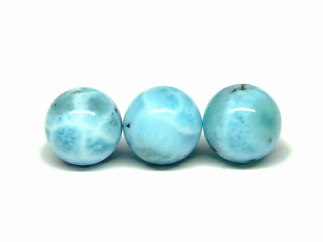 大玉★ ラリマー 約 13mm 粒売り ③ Lucky365 卸売り 現品 大玉 3A級 ラリマー ブレスレット 13mm