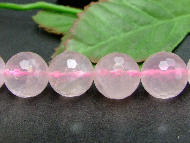 楽天市場】54324 14mm A ディープローズクォーツ ブレスレット