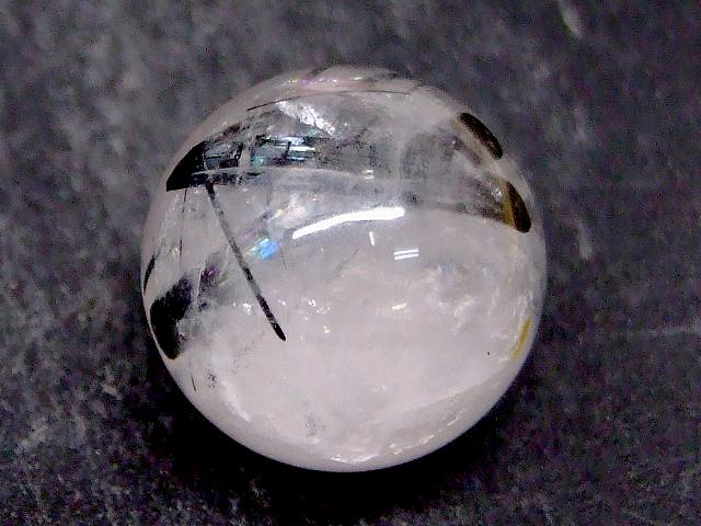 楽天市場】62882 虹入り ブラックルチルクォーツ 針水晶 21mm 1粒売り