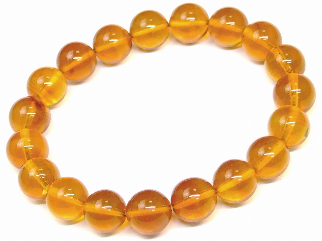 楽天市場】65553 花アンバー 琥珀 10mm 5A ブレスレット 内径17cm