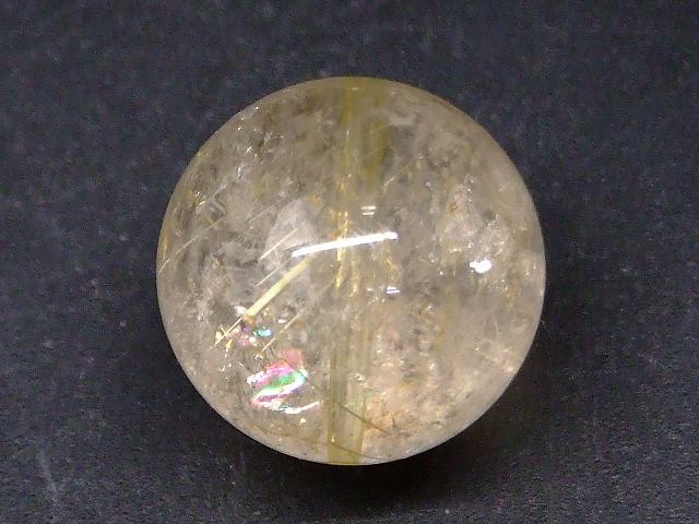 楽天市場】62882 虹入り ブラックルチルクォーツ 針水晶 21mm 1粒売り