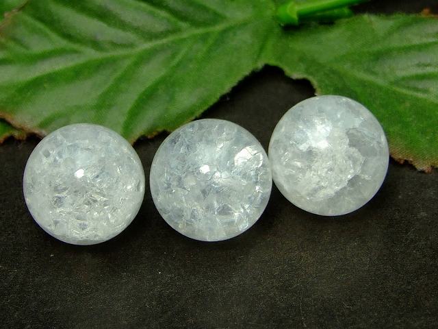 楽天市場】58944 虹入り クラック水晶 14mm AAA 1粒売り 爆裂水晶