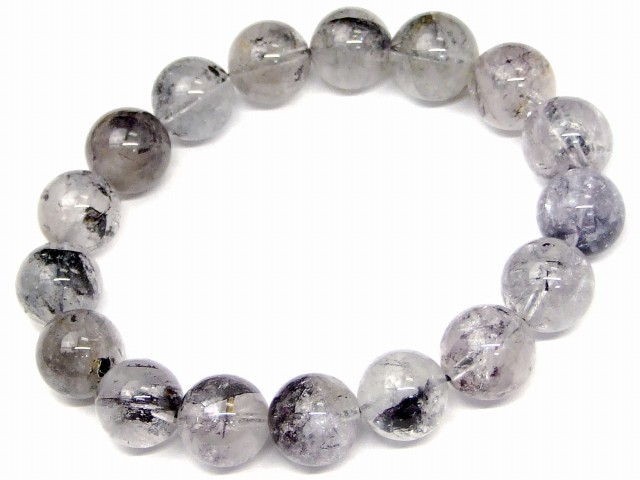 楽天市場】グラファイトインクォーツ ブレスレット 12mm 【 一点物