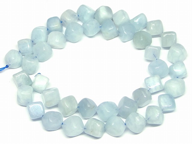 楽天市場】アクアマリン 39-49X18-20mm 六角柱ポイント 天然石