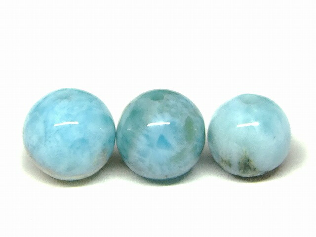 即決 0427L238 天然宝石★【ドミニカ共和国産の10Aアイスラリマー】★ボタン 7x3.5mm ドミニカ ラリマー 原石の通販