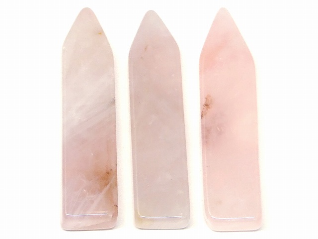 水晶　ローズクオーツ ローズクオーツ結晶原石 紅水晶 8.5g (43)