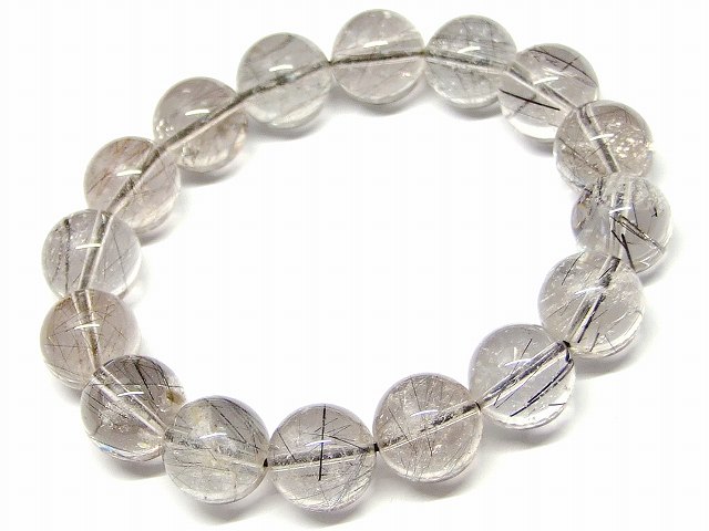 楽天市場】67529 ブラックルチルクォーツ 13mm~14mm ブレスレット 内径