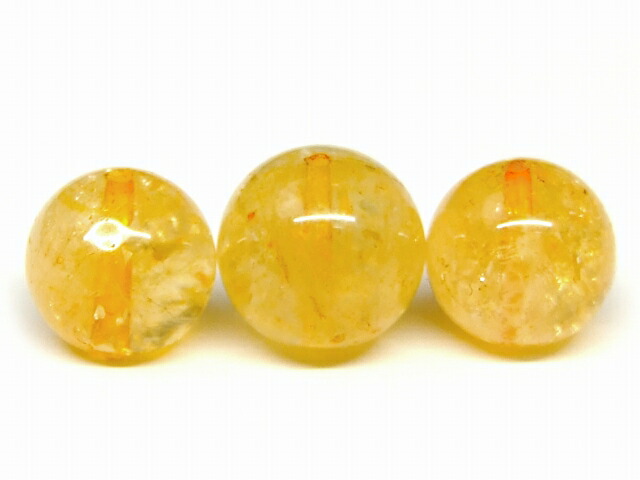 楽天市場】g3-38Q 虹入り シトリン 黄水晶 8mm AA 1粒売り 送料無料有