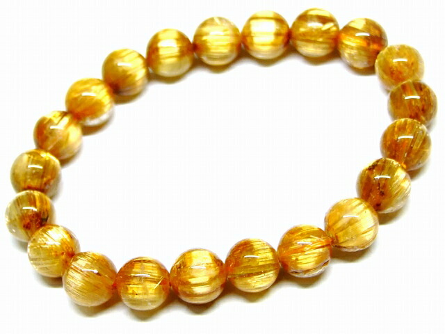 楽天市場】65887 タイチンルチルクォーツ 針水晶 10mm 5A ブレスレット