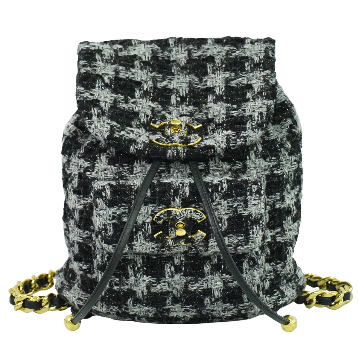 【国内購入ギャランティカード有】CHANEL　ツイードリュック　バッグ　本物 楽天市場】シャネル バックパック リュックサック ツイード