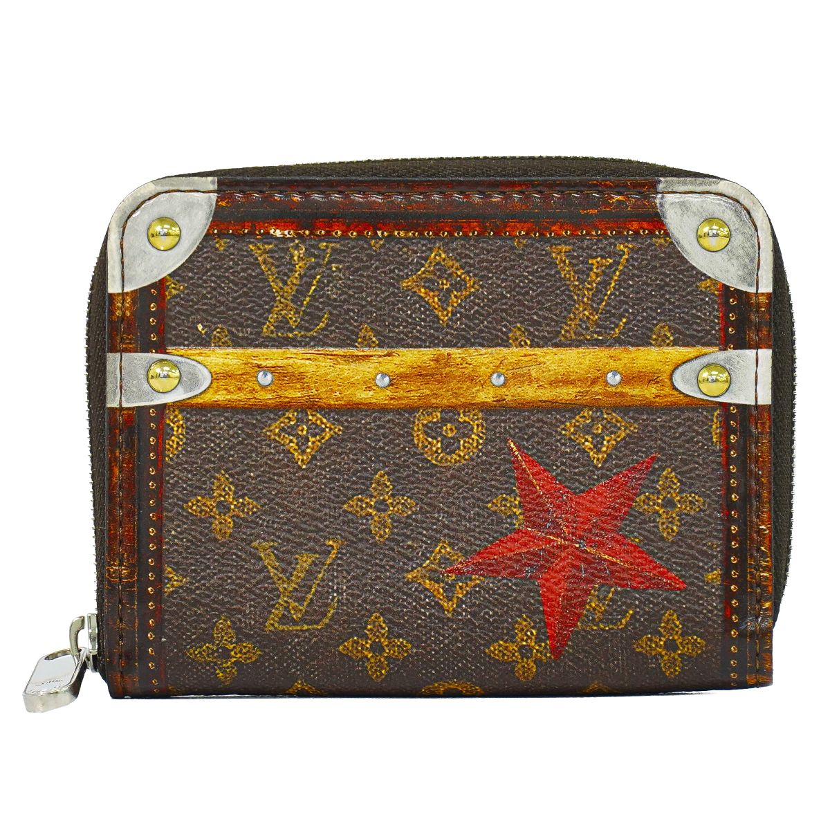 本物 ルイヴィトン LOUIS VUITTON LV ジッピーコインパース トランスフォームド ブート一時停止 モノグラム コインケース 赤銅色 M63834 ビトン 札入れ ウォレット 中古・